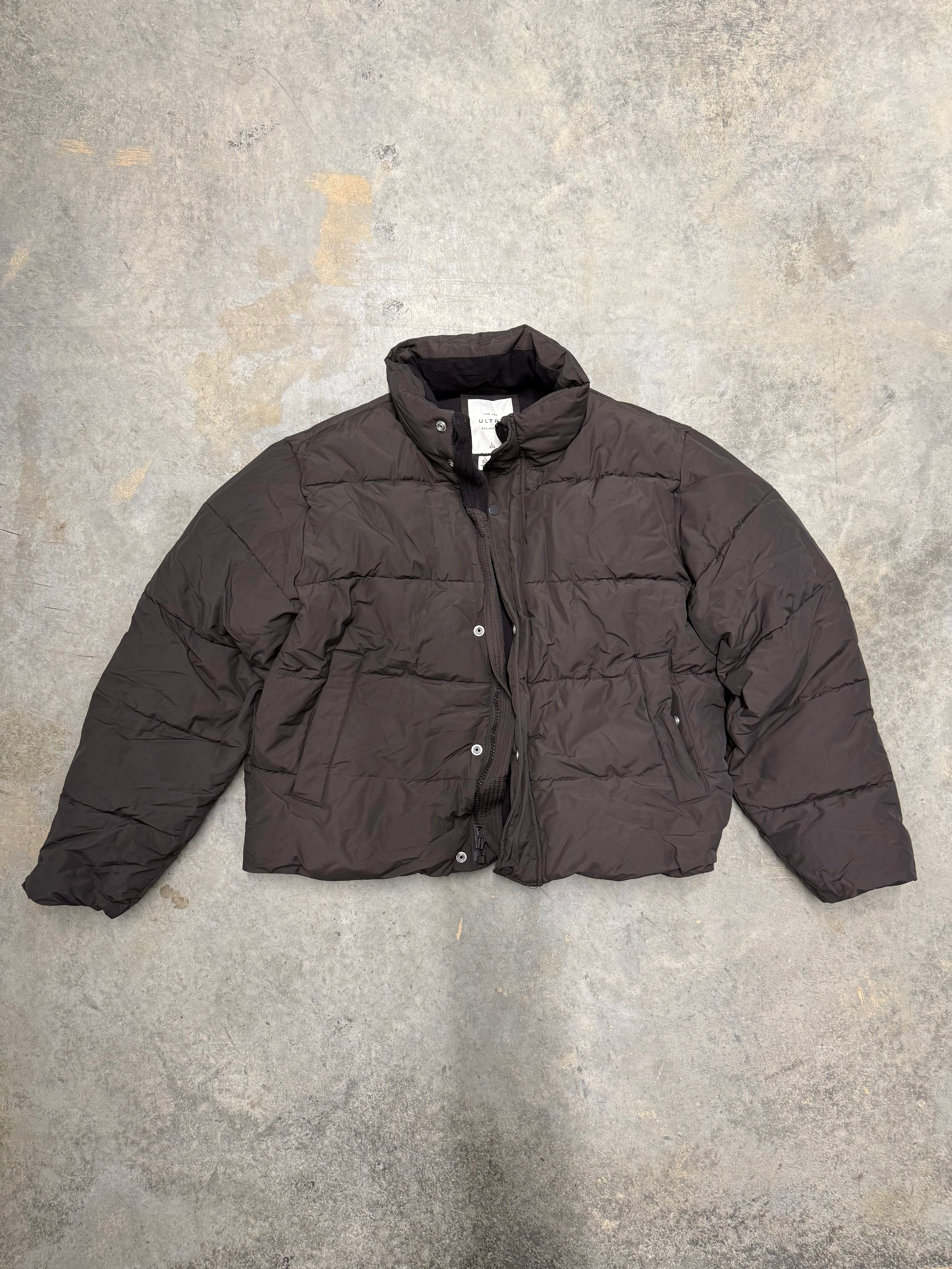 Abercrombie & Fitch Brown Puffer Jacket