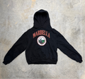 Black Marbella Long Sleeve Hoodie