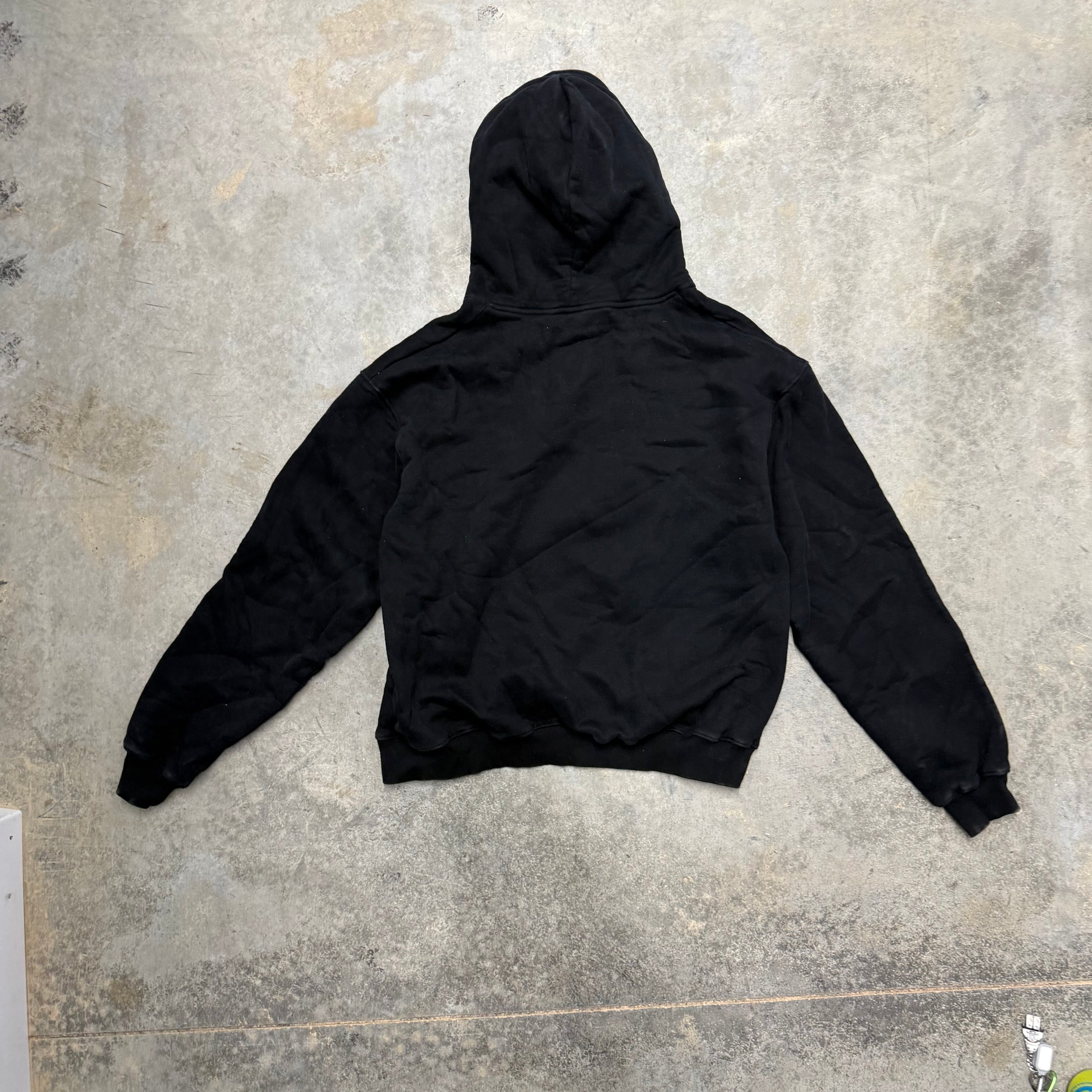 Black Marbella Long Sleeve Hoodie